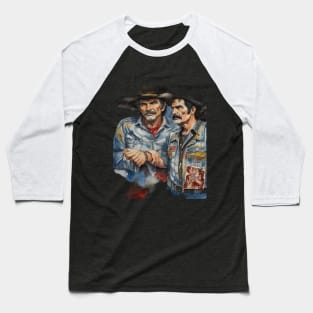 Bandit and The Smoker Watercolor Baseball T-Shirt